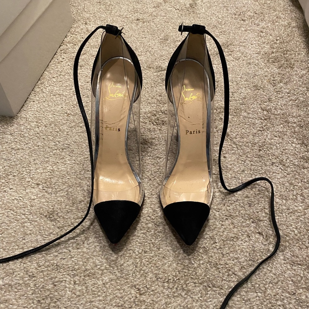 Christian Louboutin Bis Un Bout PVC heels